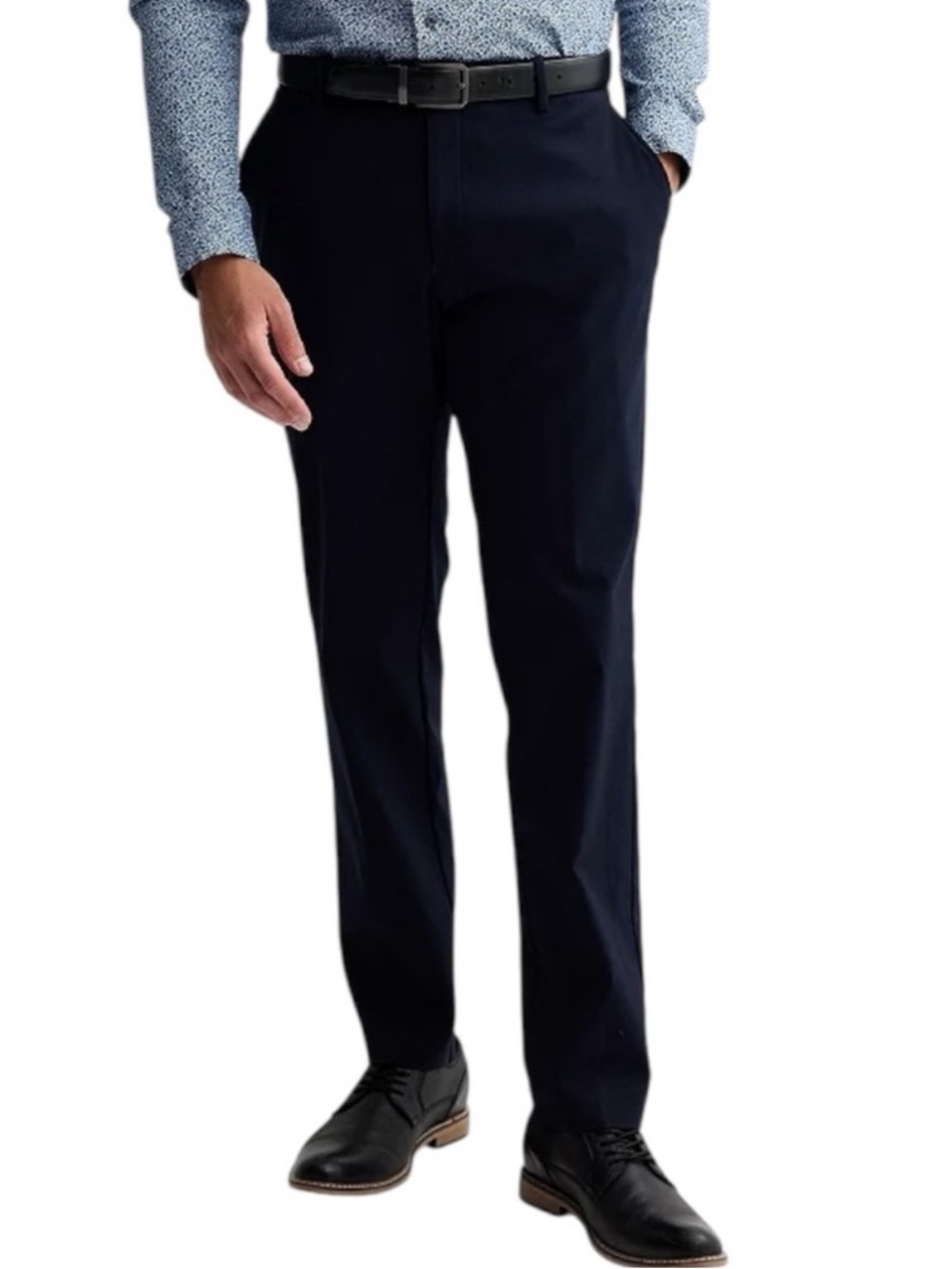 Apt. 9 Navy Blue Premier Flex Slim Fit Stretch Dress Pants Size 30